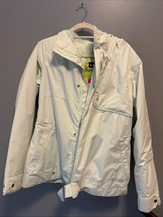 Burton Jackets & Blazers - Burton Women's Off-White Hooded Ski Jacket